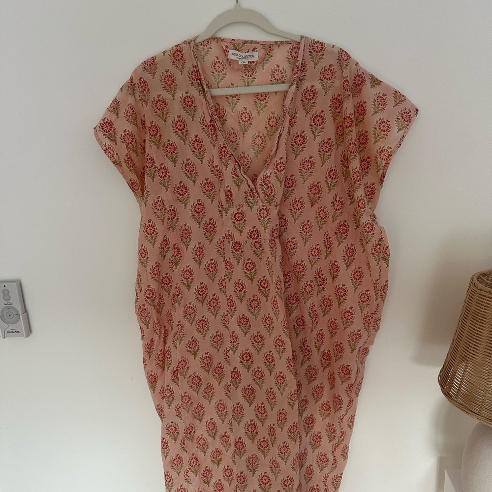 Emerson Fry Francina Block Print Caftan - Picture 4 of 5